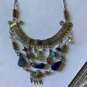 Boho Gemstone Necklace